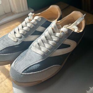 Tretorn Gray and Cream Women's Sneakers